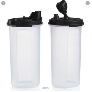 Tupperware Modular Mates Round 3 with Dripless Seals-set of 2